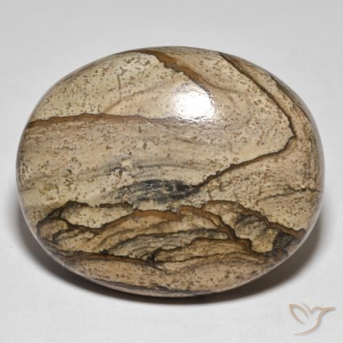 Jaspe Multicolorido Natural 50.05ct, oval, Opaco