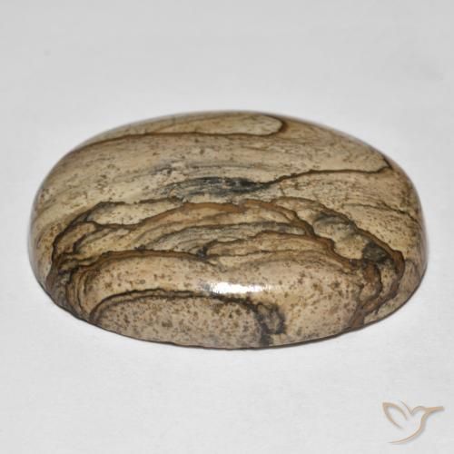 Jaspe Multicolorido Natural 50.05ct, oval, Opaco