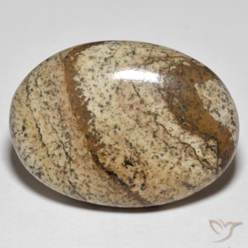 39.03ct Natural Multicolorido Jaspe, oval, Opaco