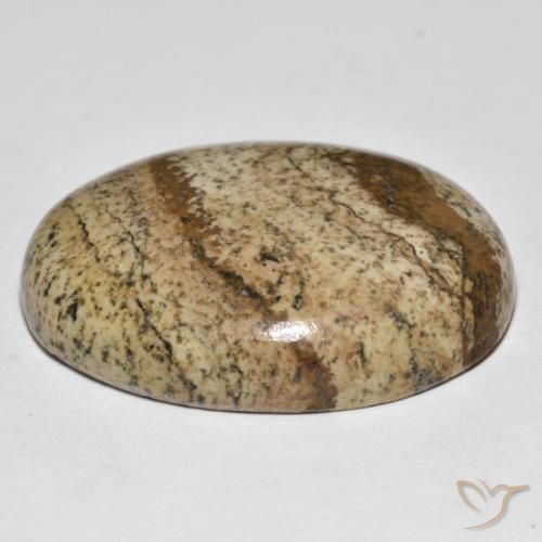 Jaspe Multicolorido Natural 39.03ct, oval, Opaco
