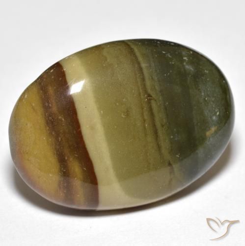 Jaspe Multicolorido Natural 22.93ct, oval, Opaco