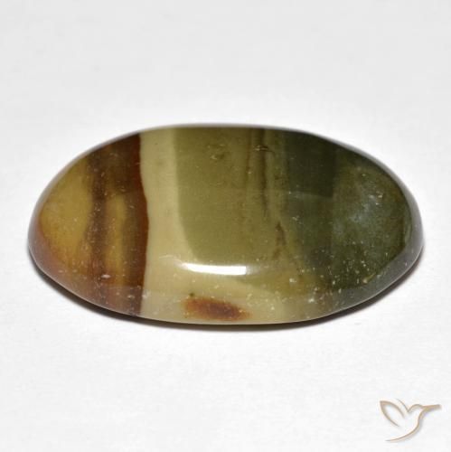 Jaspe Multicolorido Natural 22.93ct, oval, Opaco