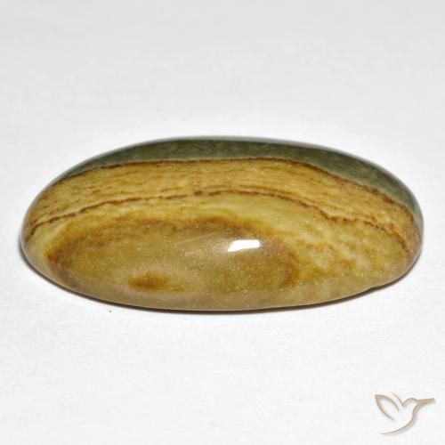 Jaspe Multicolorido Natural 23.89ct, oval, Opaco