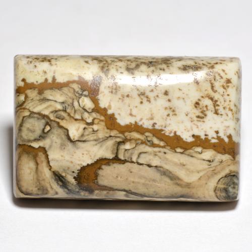 Jaspe Multicolorido Natural 29.08ct, baguete, Opaco