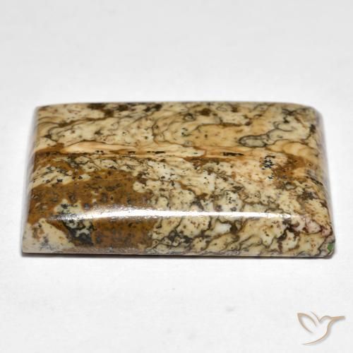 Jaspe Multicolorido Natural 18.59ct, baguete, Opaco
