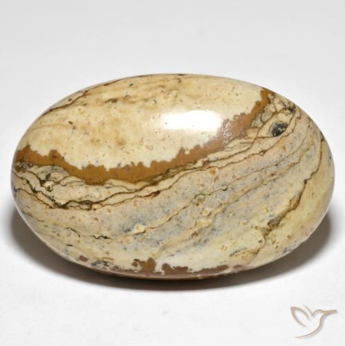 49.20ct Natural Multicolorido Jaspe, oval, Opaco