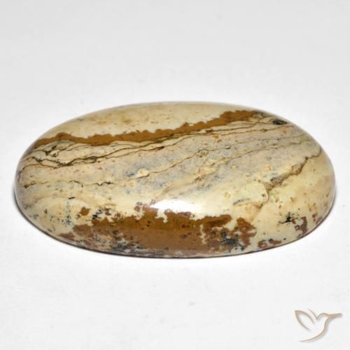 Jaspe Multicolorido Natural 49.20ct, oval, Opaco