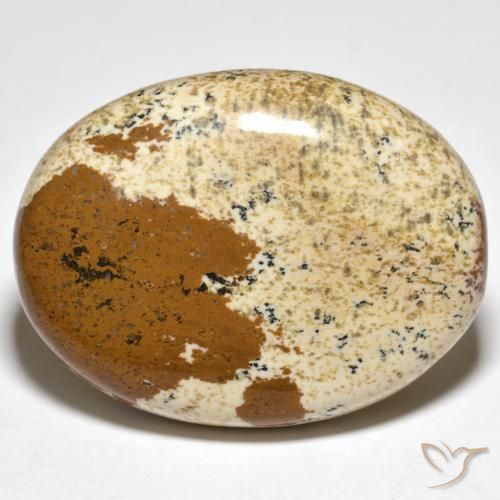 35.50ct Natural Multicolorido Jaspe, oval, Opaco