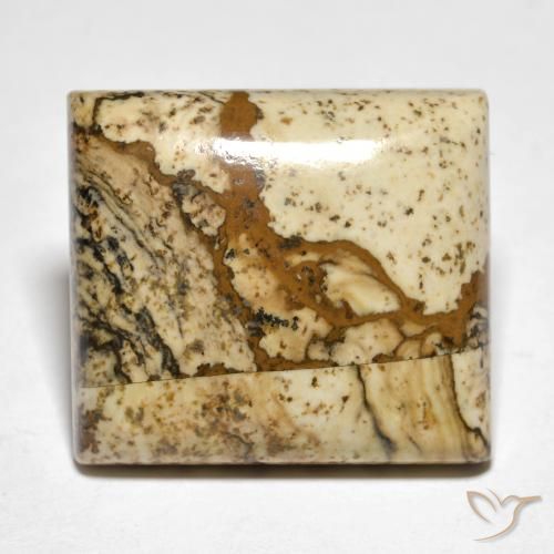 18.09ct Natural Multicolorido Jaspe, Quadrado, Opaco