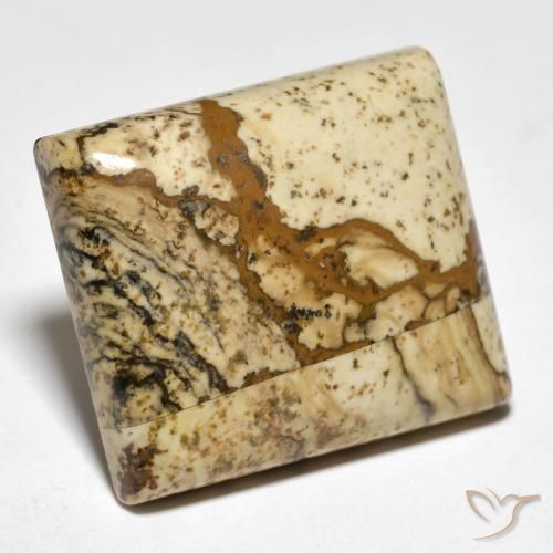 Jaspe Multicolorido Natural 18.09ct, Quadrado, Opaco
