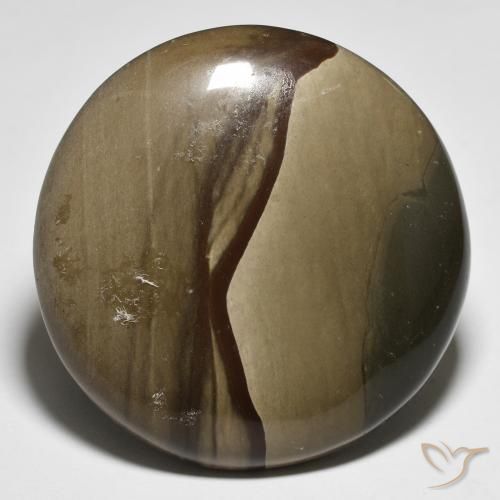 88.57ct Natural Multicolorido Jaspe, Redondo, Opaco