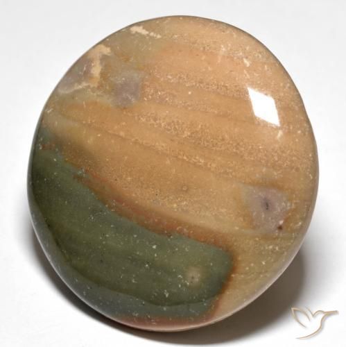 Jaspe Multicolorido Natural 50.10ct, Redondo, Opaco