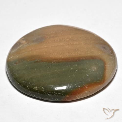 Jaspe Multicolorido Natural 50.10ct, Redondo, Opaco
