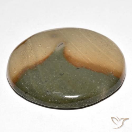 Jaspe Multicolorido Natural 47.22ct, Redondo, Opaco