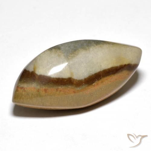 Jaspe Multicolorido Natural 21.20ct, Chique, Opaco