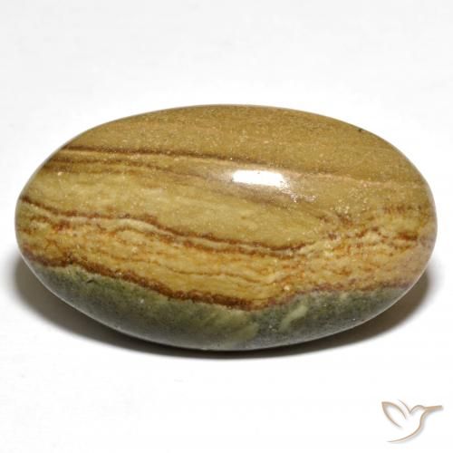 23.80ct Natural Multicolorido Jaspe, oval, Opaco