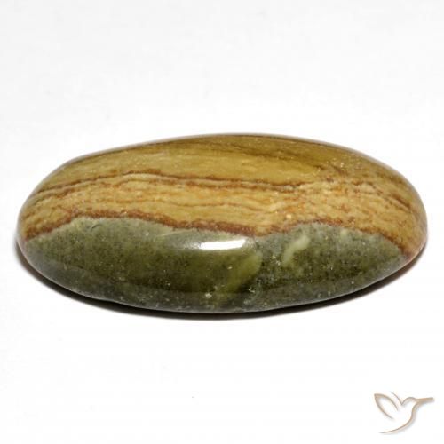 Jaspe Multicolorido Natural 23.80ct, oval, Opaco