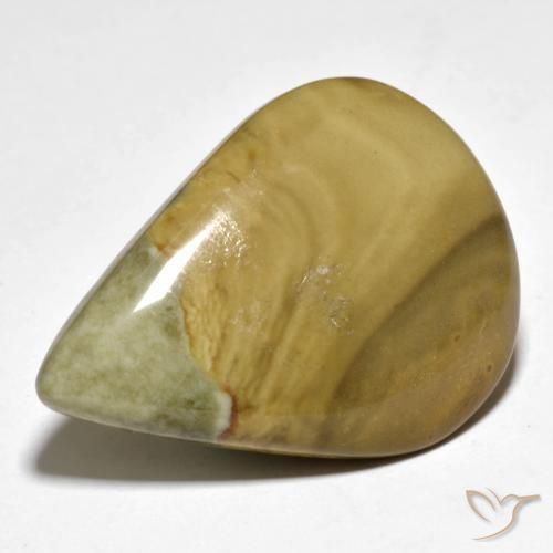 Jaspe Multicolorido Natural 25.49ct, Formato de pêra, Opaco