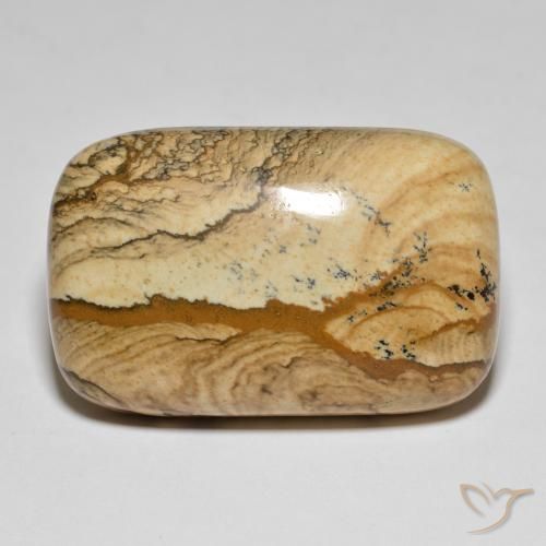 62.57ct Natural Multicolorido Jaspe, Almofada, Opaco, Photo A