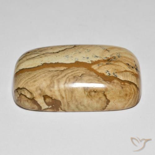 Jaspe Multicolorido Natural 62.57ct, Almofada, Opaco