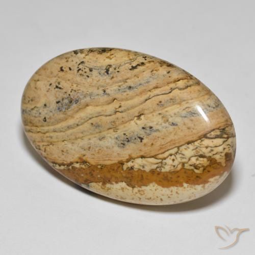 Jaspe Multicolorido Natural 50.96ct, oval, Opaco