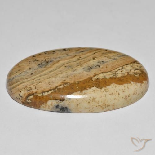 Jaspe Multicolorido Natural 50.96ct, oval, Opaco