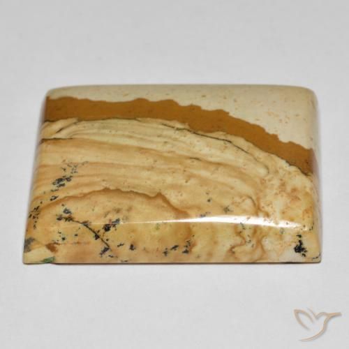 Jaspe Multicolorido Natural 42.90ct, baguete, Opaco