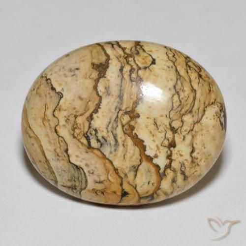 25.04ct Natural Multicolorido Jaspe, oval, Opaco