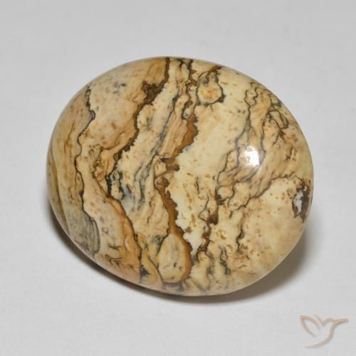 Jaspe Multicolorido Natural 25.04ct, oval, Opaco