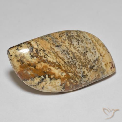 Jaspe Multicolorido Natural 35.50ct, Chique, Opaco