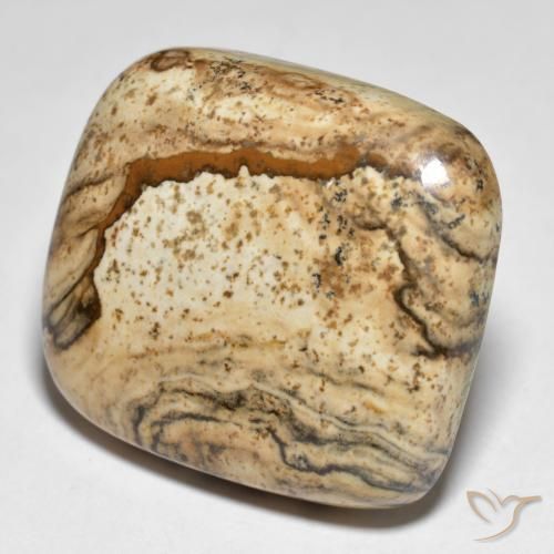 Jaspe Multicolorido Natural 31.61ct, Almofada, Opaco