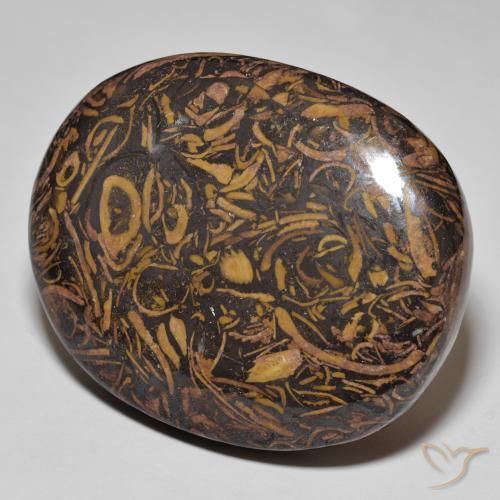 86.58ct Natural Multicolorido Jaspe, oval, Opaco