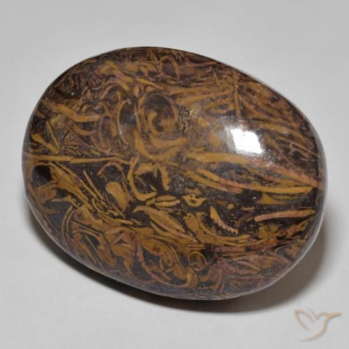 56.86ct Natural Multicolorido Jaspe, oval, Opaco