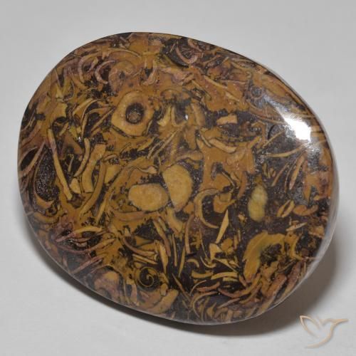 Jaspe Multicolorido Natural 58.13ct, oval, Opaco
