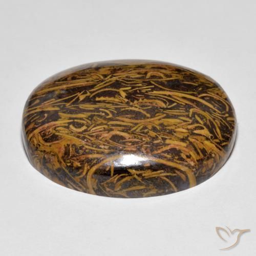 Jaspe Multicolorido Natural 46.21ct, oval, Opaco