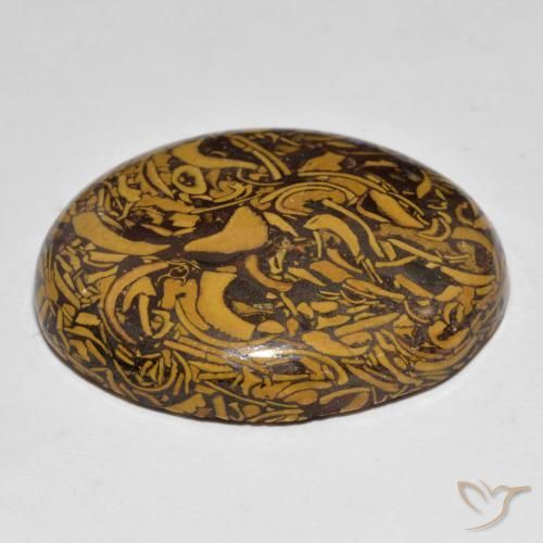 Jaspe Multicolorido Natural 45.08ct, oval, Opaco