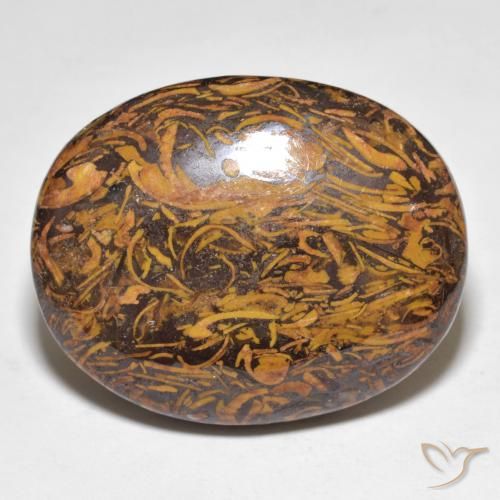 48.67ct Natural Multicolorido Jaspe, oval, Opaco