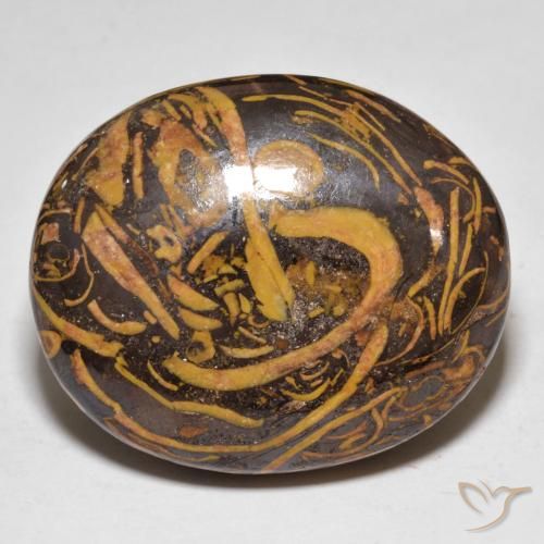 48.68ct Natural Multicolorido Jaspe, oval, Opaco