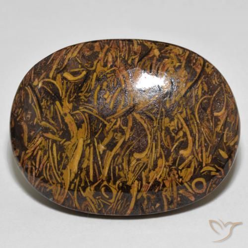 60.90ct Natural Multicolorido Jaspe, oval, Opaco, Photo A