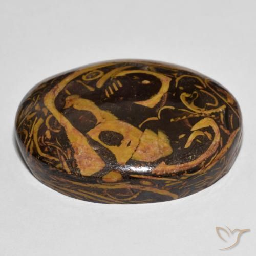 Jaspe Multicolorido Natural 77.56ct, oval, Opaco