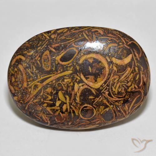 63.83ct Natural Multicolorido Jaspe, oval, Opaco