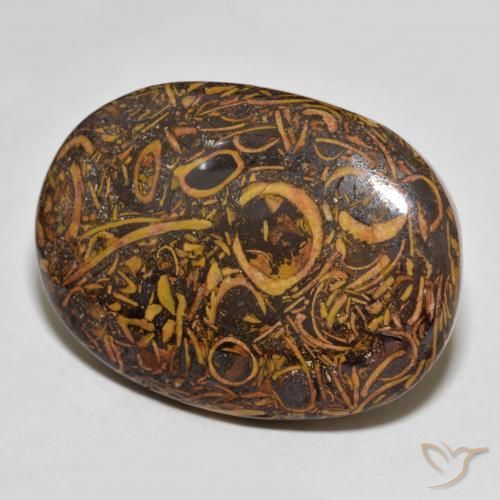 Jaspe Multicolorido Natural 63.83ct, oval, Opaco
