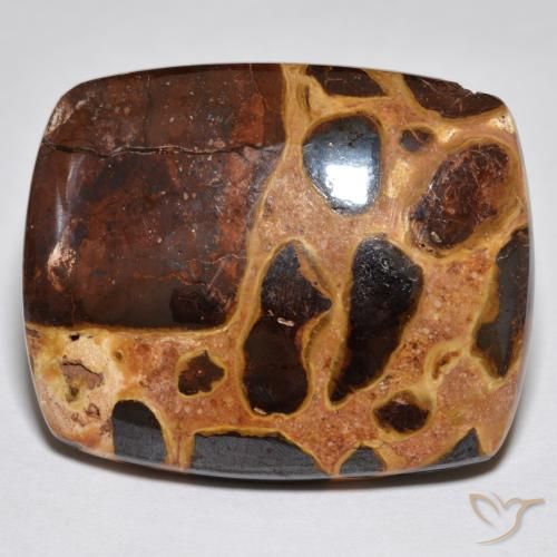 21.09ct Natural Multicolorido Jaspe, Almofada, Opaco