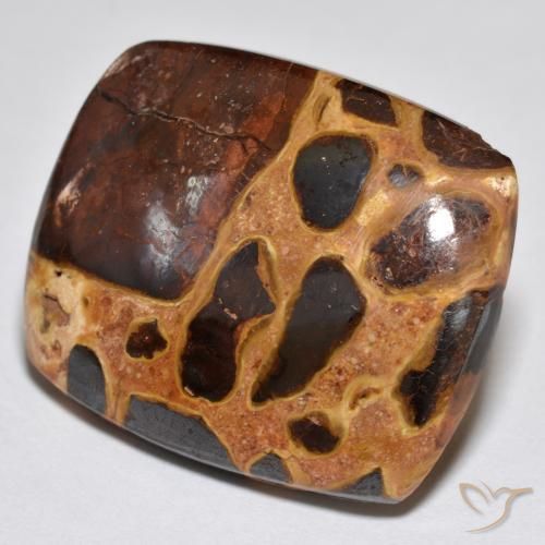 Jaspe Multicolorido Natural 21.09ct, Almofada, Opaco