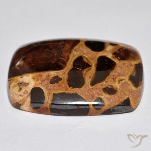 Jaspe Multicolorido Natural 21.09ct, Almofada, Opaco