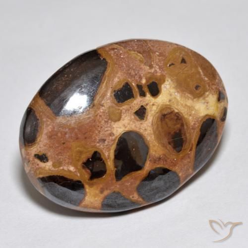 Jaspe Multicolorido Natural 17.02ct, oval, Opaco