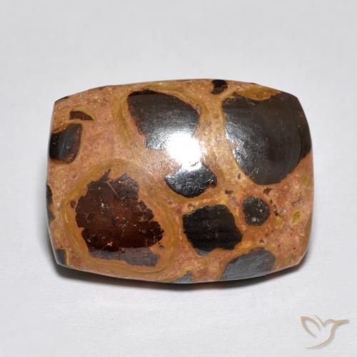 9.85ct Natural Multicolorido Jaspe, Almofada, Opaco