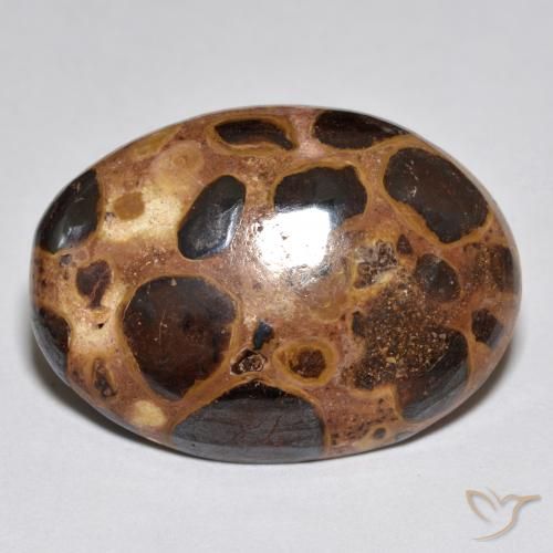 15.52ct Natural Multicolorido Jaspe, oval, Opaco