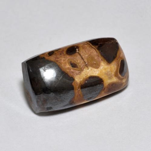Jaspe multicolorido natural 6,94ct, almofada cortada, opaco