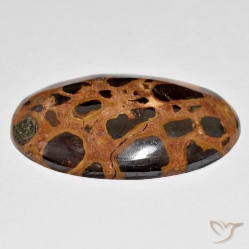 Jaspe Multicolorido Natural 23.58ct, oval, Opaco